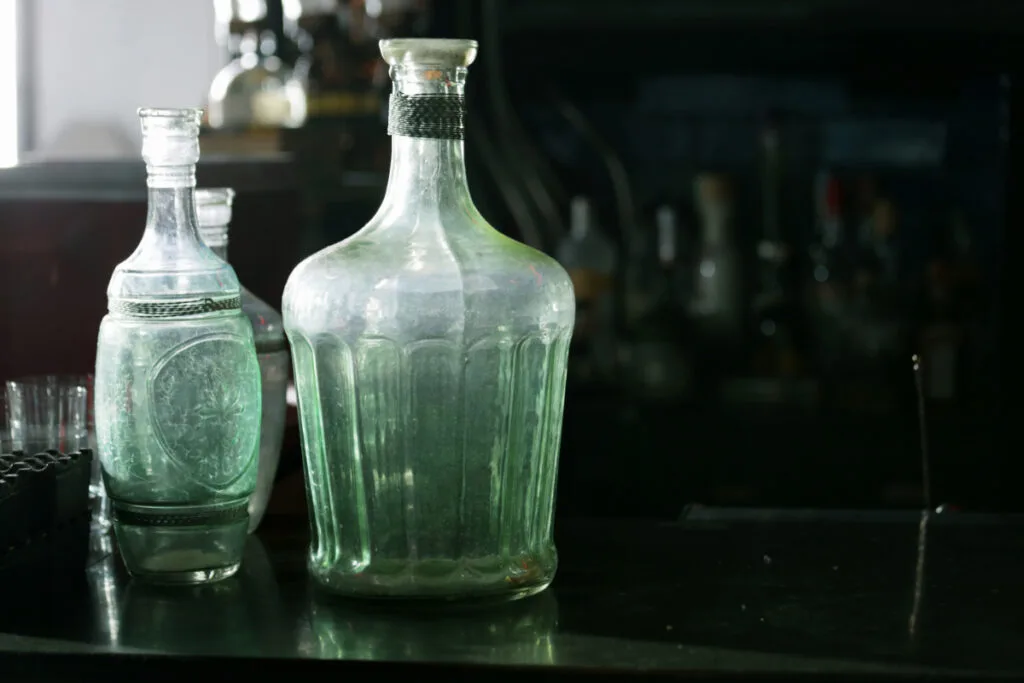 Ancient Squat Liquor Bottles