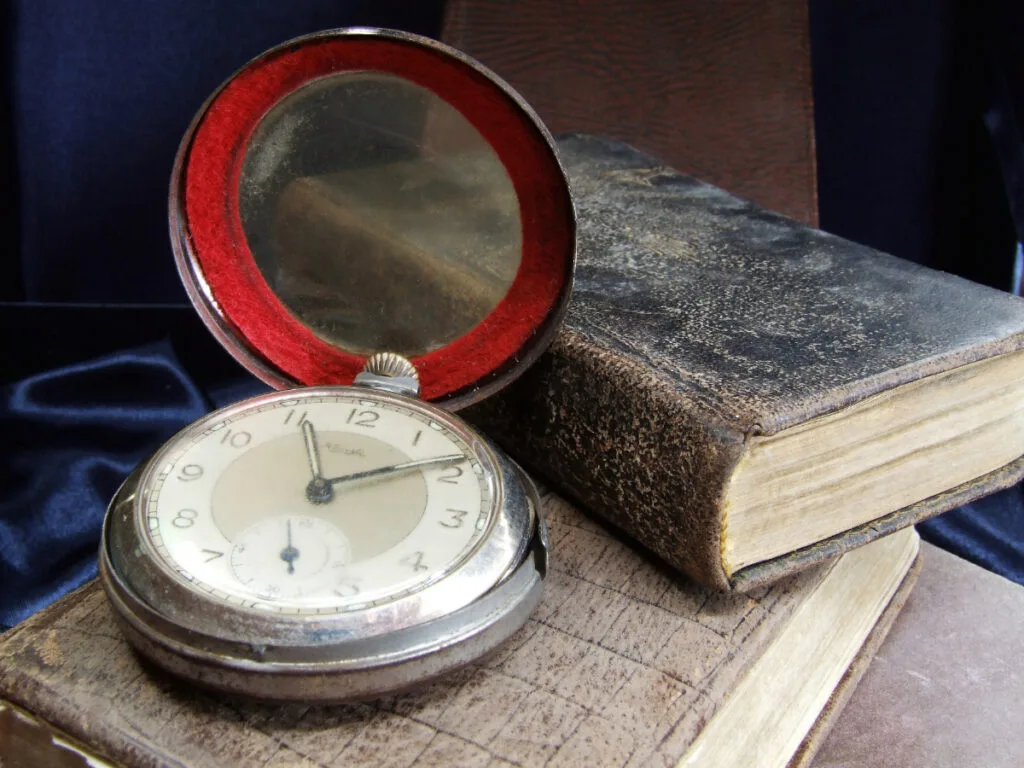 Antique Demi Hunter Pocket Watch