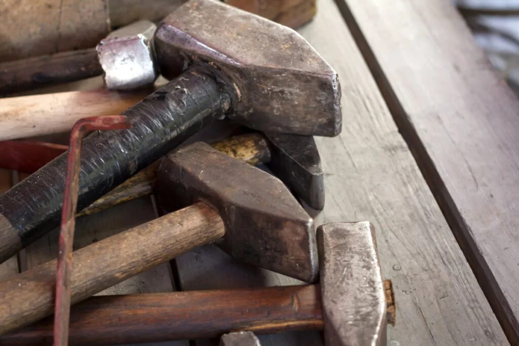 Crude hammers from the Early 1700s