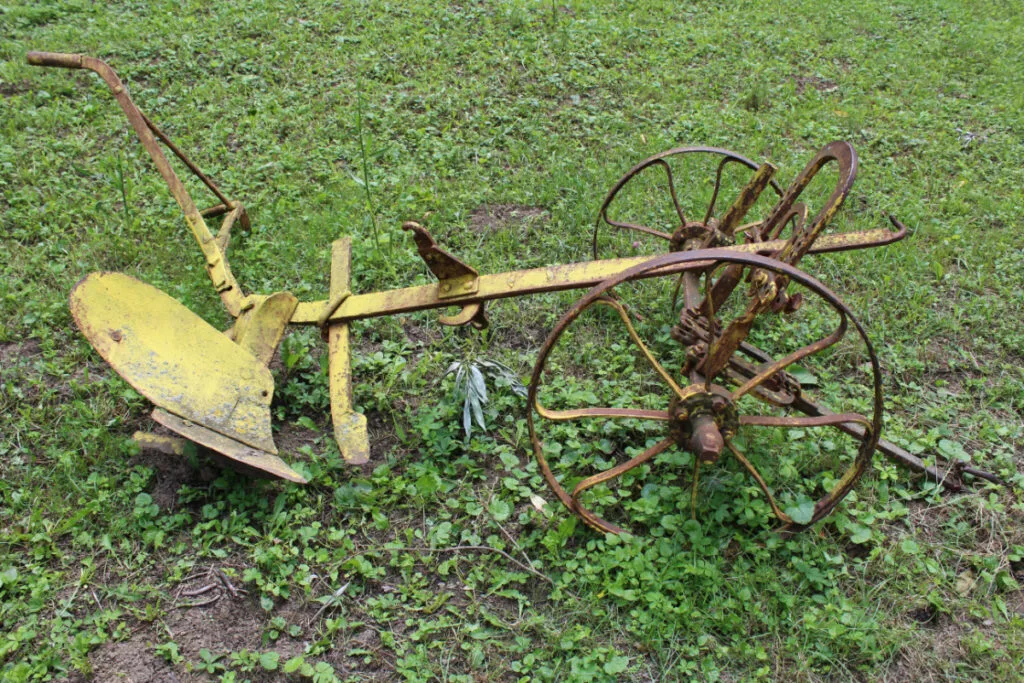 Rare Yellow Plow from the 1800s