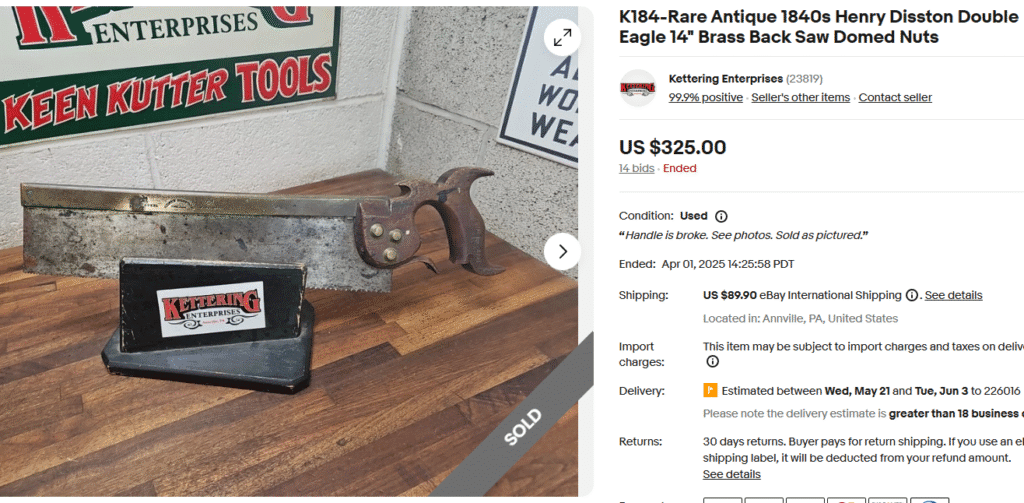 Antique Backsaws