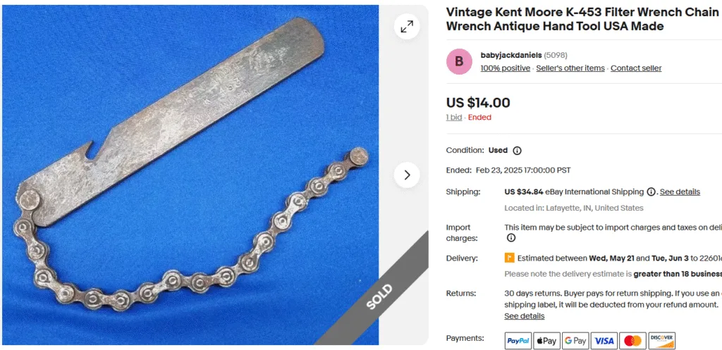 Antique Chain Wrench