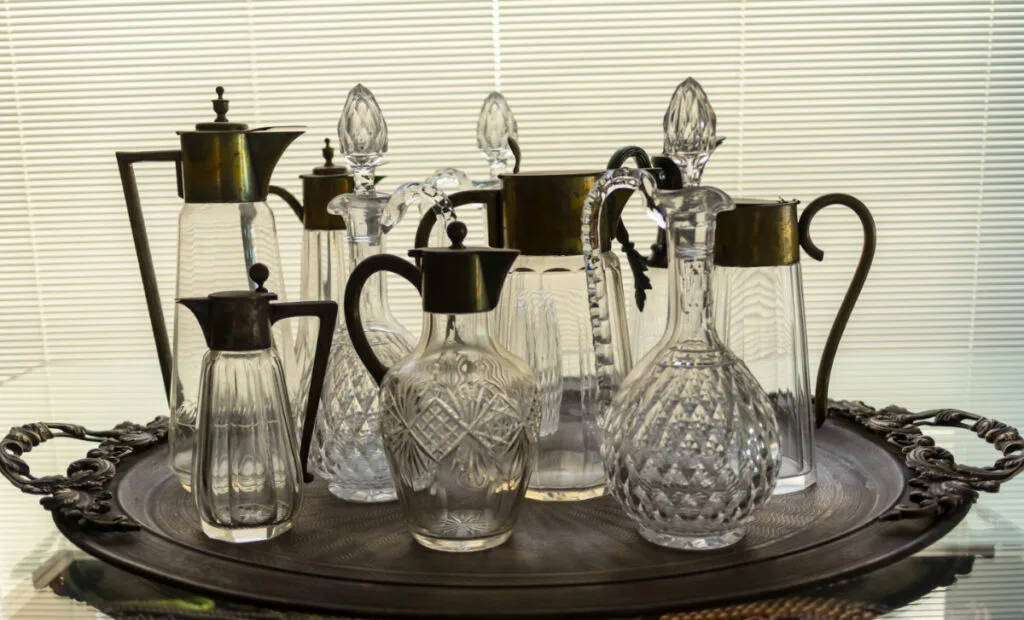 Different Shapes of Old Glass Pitchers in the Market