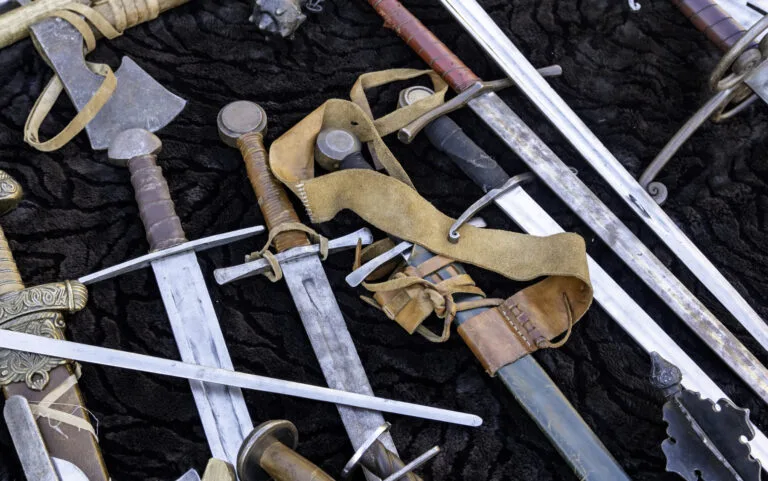 Old, Royal swords from the 1600s