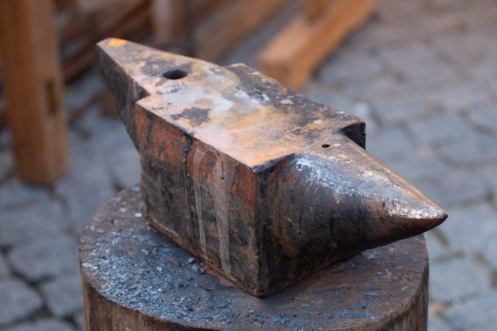 Steel-faced, Handmade Anvil from the 1800s