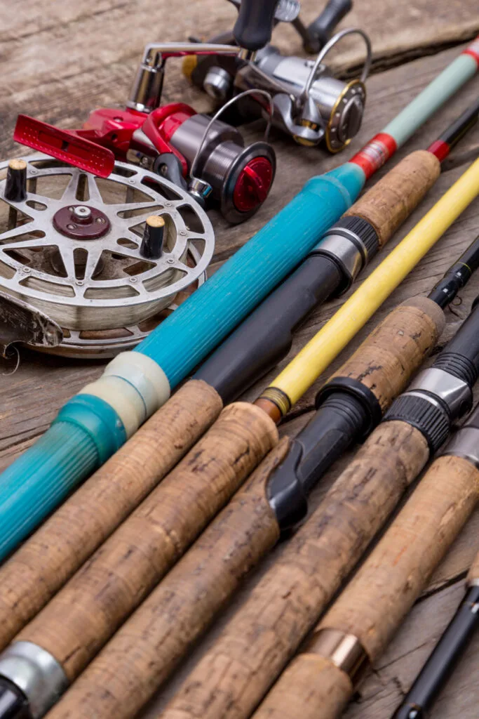 Antique Fishing Rod Handle Materials