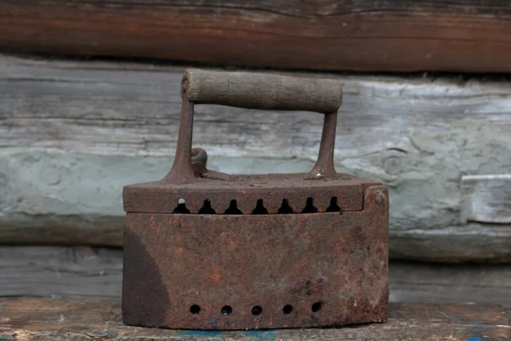 Antique, Handbeaten Sad Irons from the 1800s