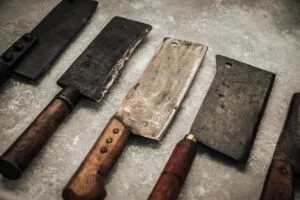 Antique Meat Cleavers from the Early 1700s