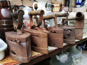 Antique Sad Iron Collection from the Early 1700s