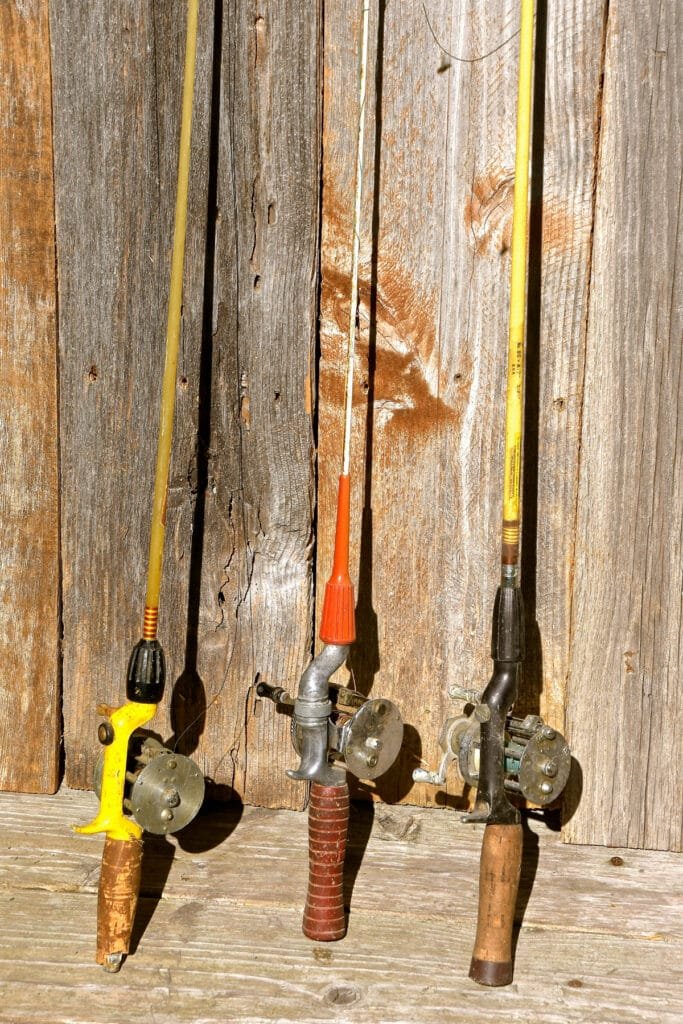 Old Spinning Rods from the 1700s