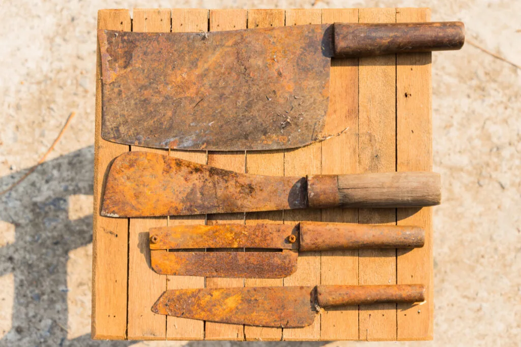 Vintage Meat Cleaver Set with Large and Small Choppers