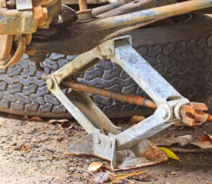 Antique Scissors Car Jack from the Early 1800s