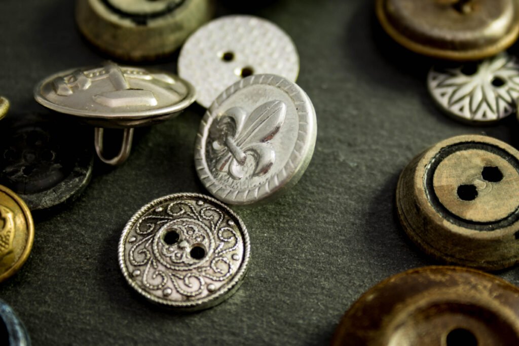 Different Types of Antique Button Materials