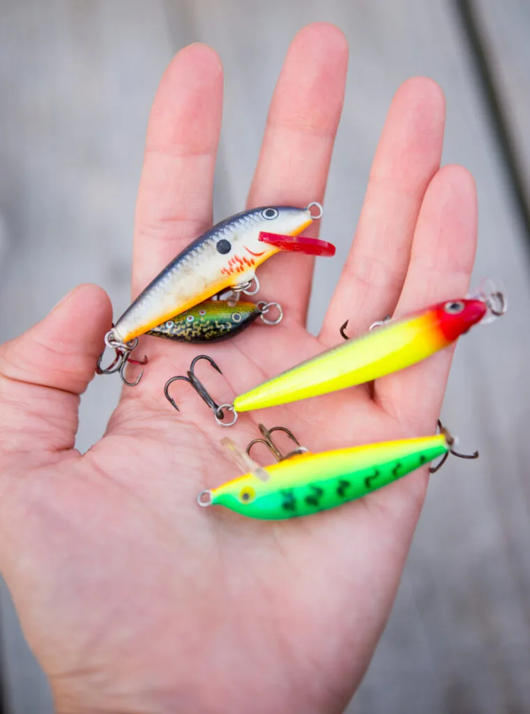 Antique Wood Minnow Lures from the 1800s