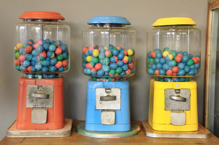 Different Types of Vintage Gumball Machines from the 1900s
