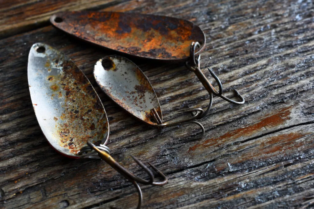 Old and Rusty Spoon Lures worth $200
