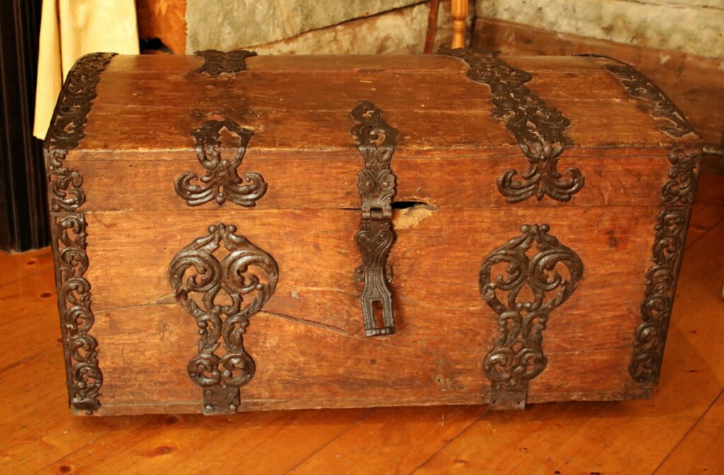 Old Camphor Chest Hinges