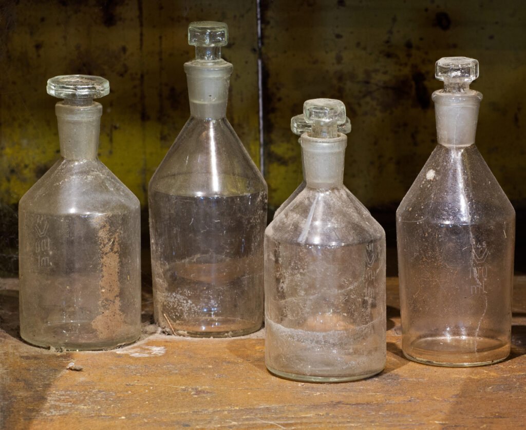 Old Duraglas Bottles with Screw-cap Closures