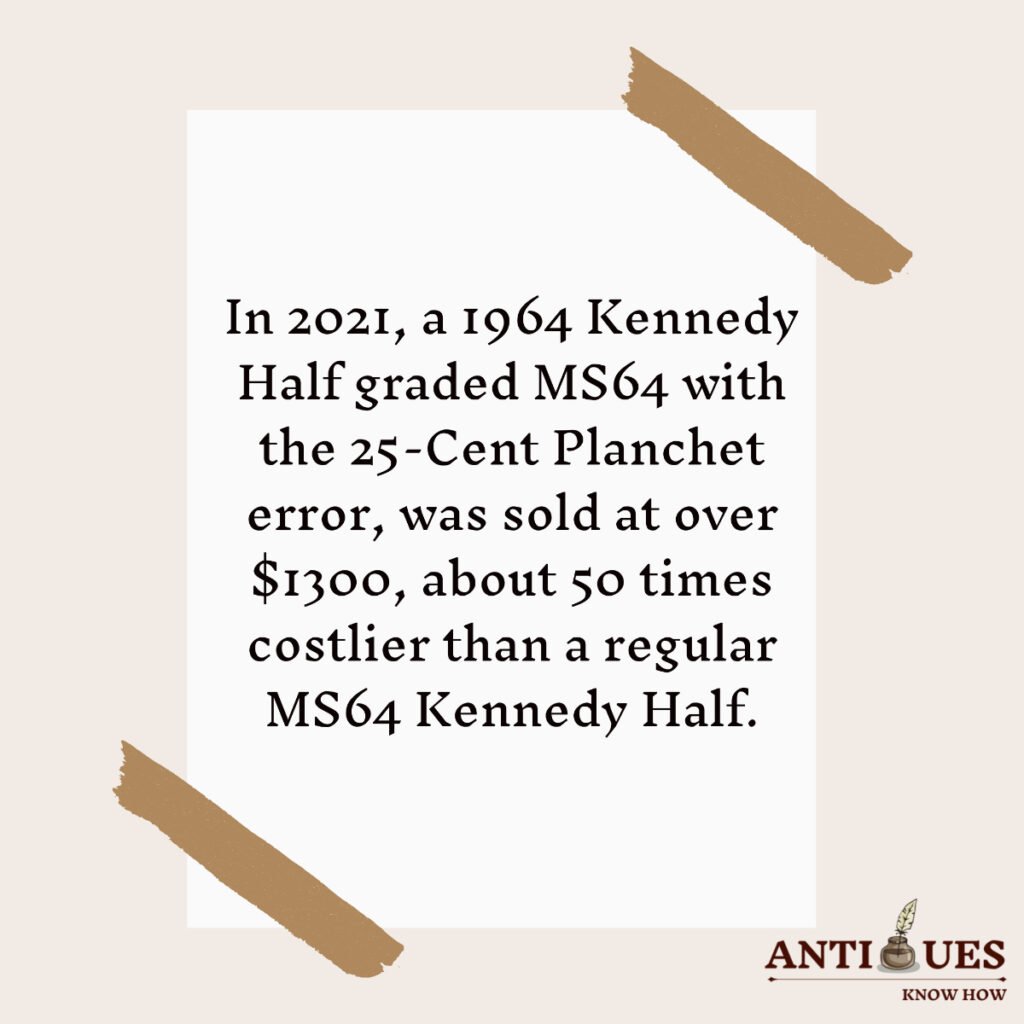1964 Kennedy Half Dollar Fact