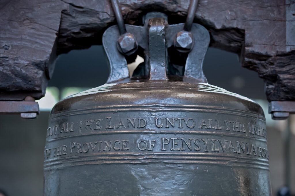 An Old Cast Iron Bell with Regional Inscriptions
