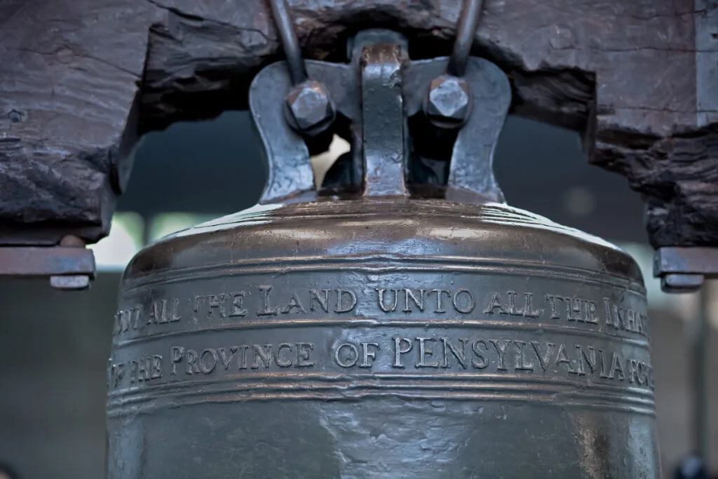 An Old Cast Iron Bell with Regional Inscriptions