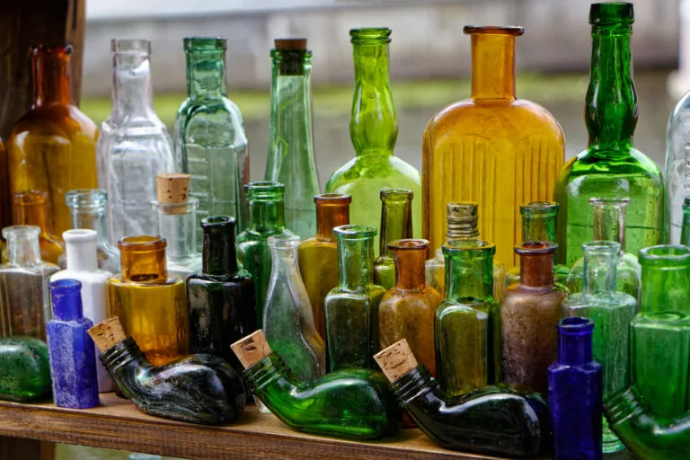Collection of Valuable Old Bottles