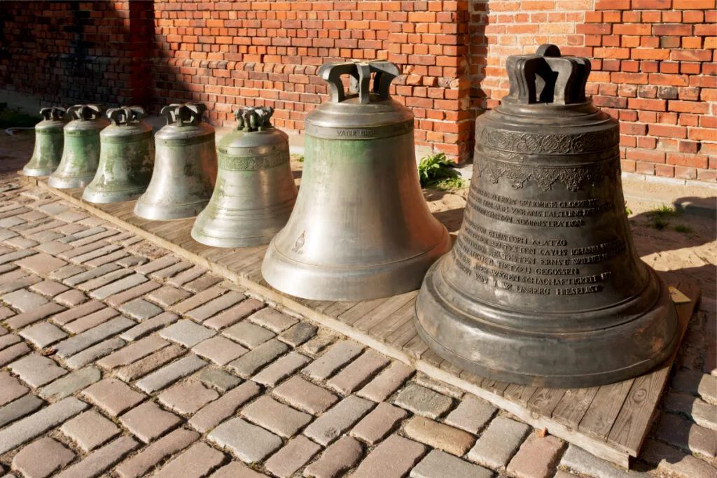 Different Types & Sizes of Antique Cast Iron Bells