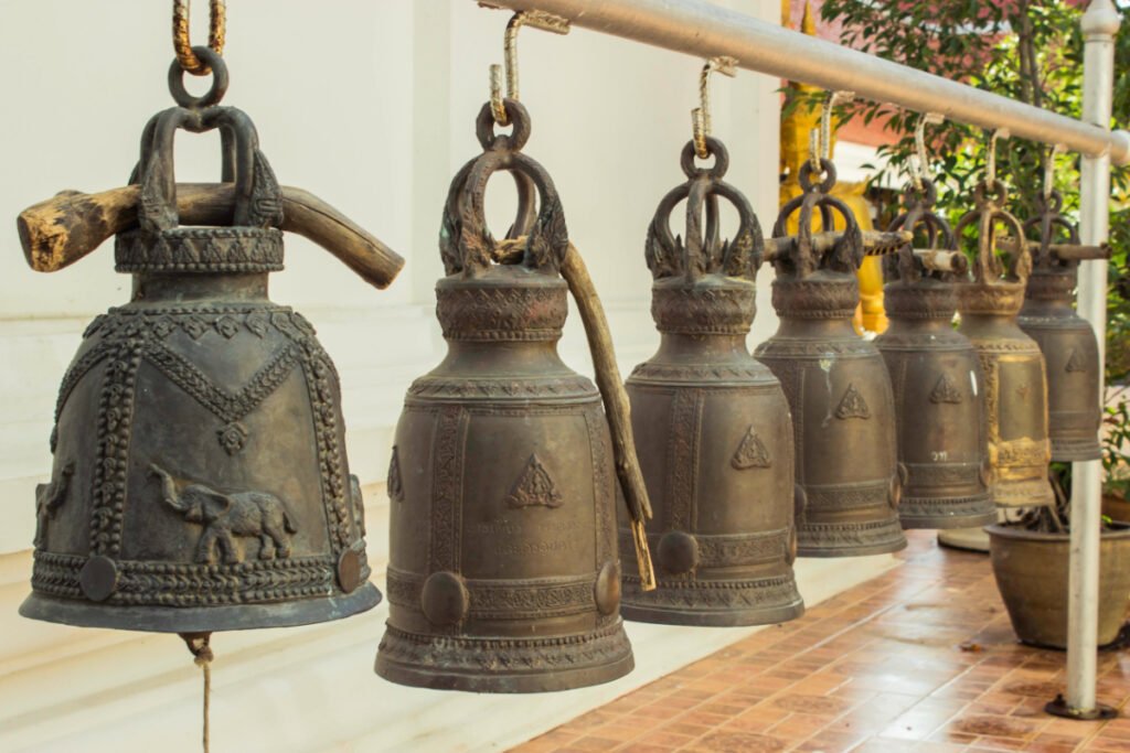 Old Cast Iron Bell of Different Shapes