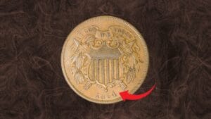 1864 Two Cent Coin Value