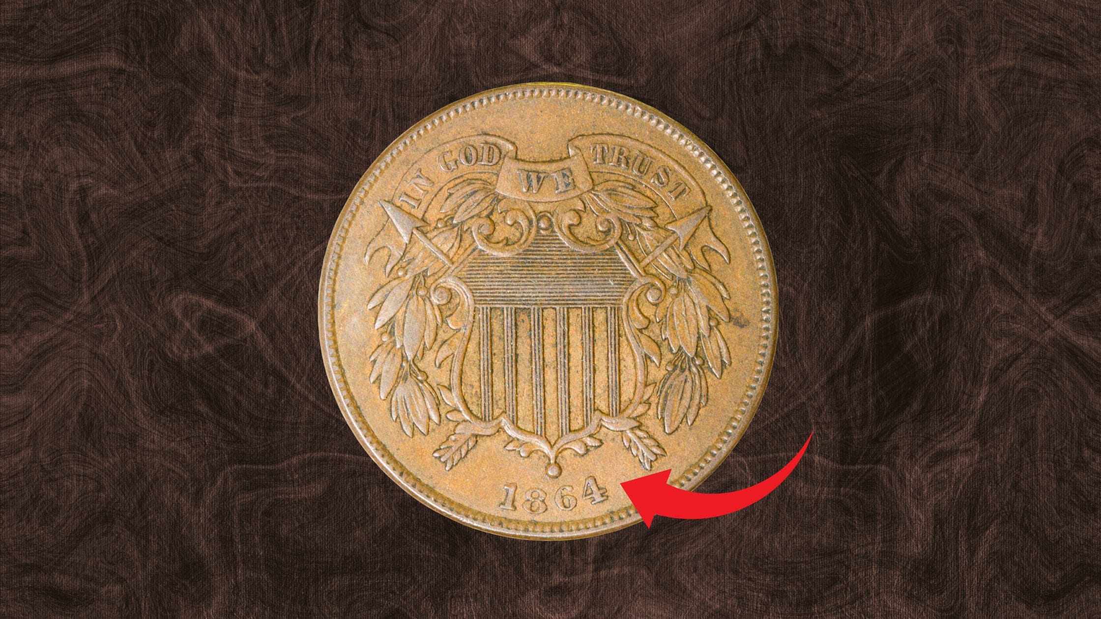 1864 Two Cent Coin Value