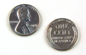 1943 Steel Penny Obverse & Reverse