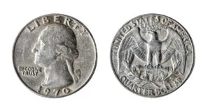 1970 Washington Quarter Obverse & Reverse