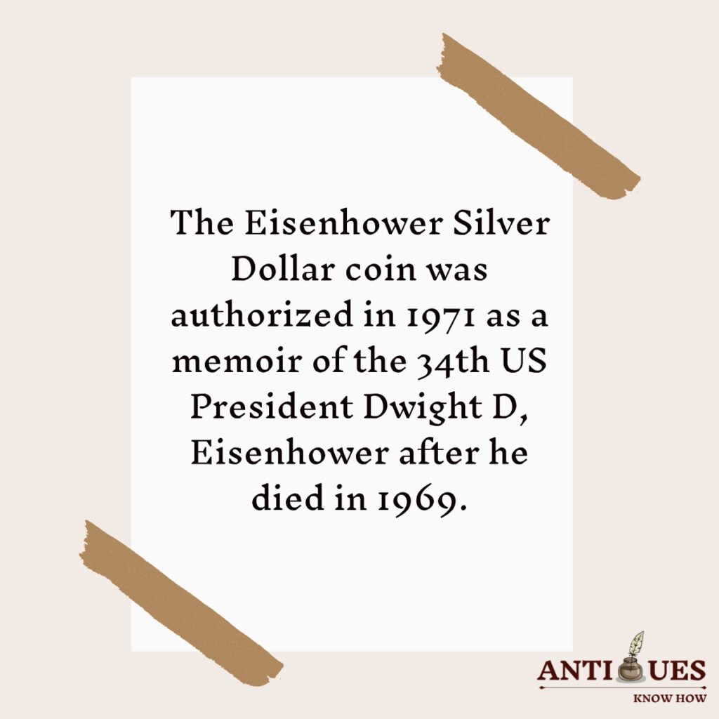 1972 Eisenhower Silver Dollar History