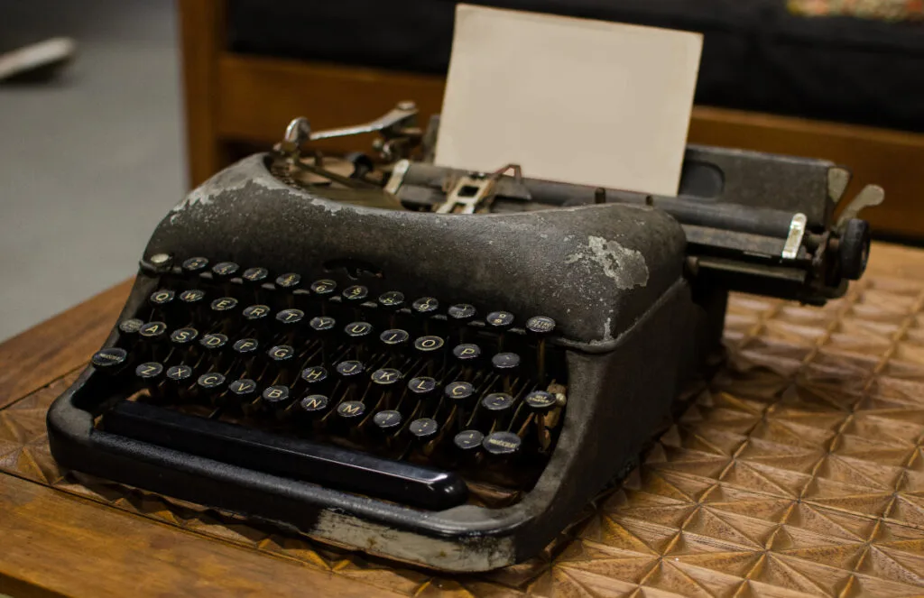 A Vintage Portable Typewriter