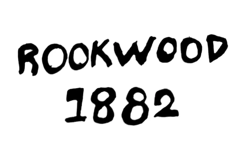1882 - 1886 Rookwood Pottery Block Letter Mark