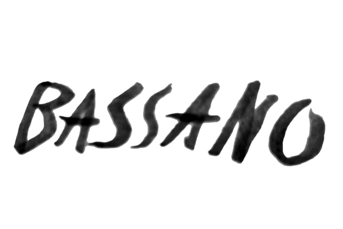 1920 Bassano Pottery Script Logo