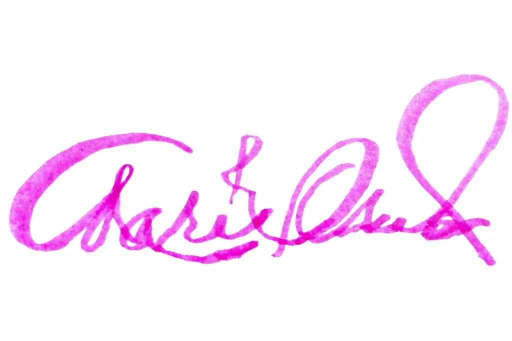 Artist's Sign on Old Marie Osmond Dolls