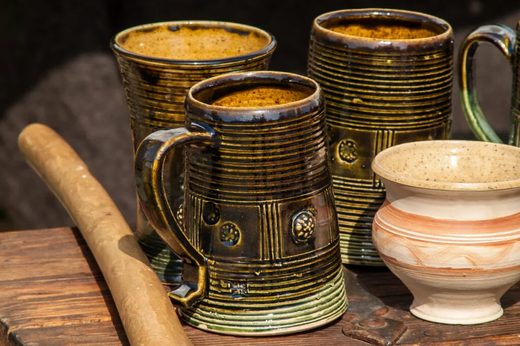 Different Roseville Pottery Items