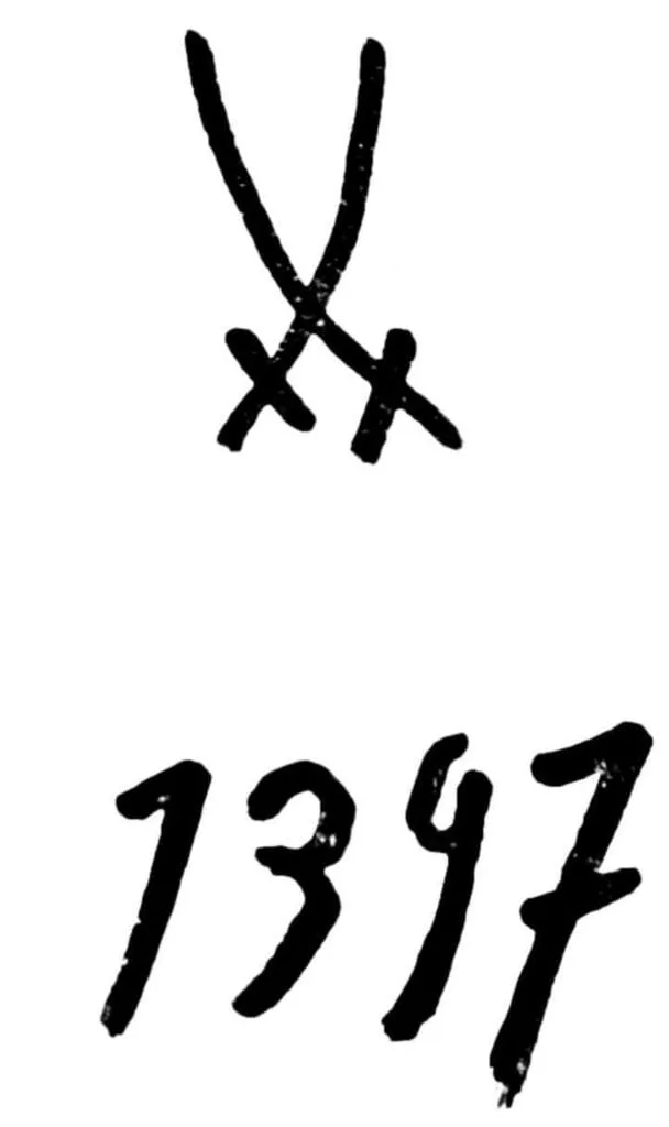 Early Meissen Porcelain Model Number Marks