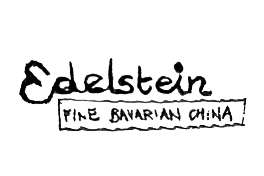 Edelstein Bavaria Porcelainware with a Reproduced Mark