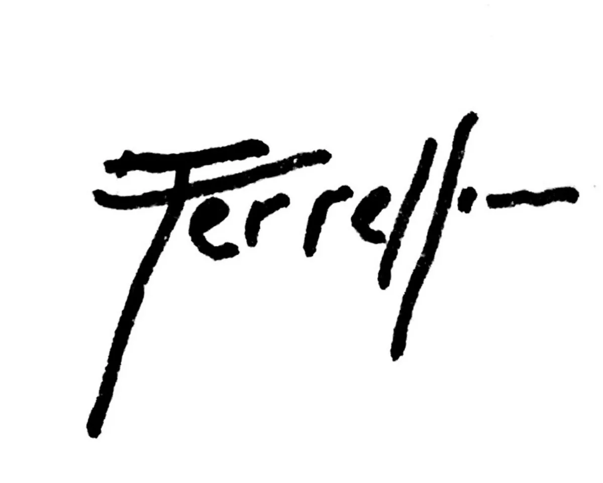 Frank Ferrell Mark on Roseville Pottery