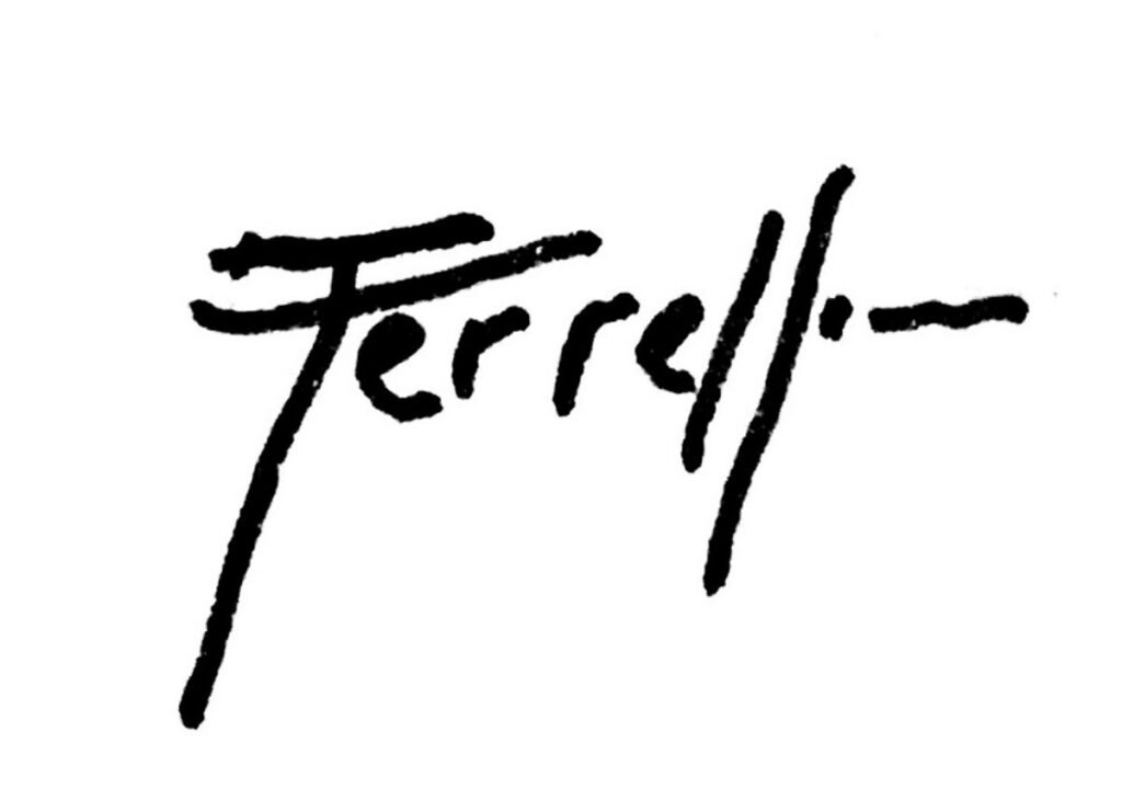 Frank Ferrell Mark on Roseville Pottery