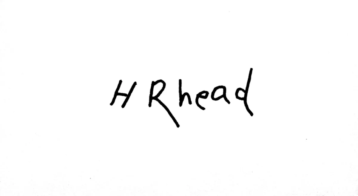 Harry Read Signature on Roseville Pottery
