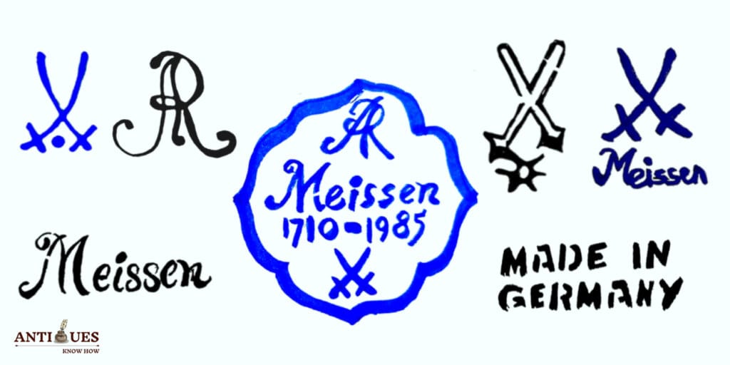 Meissen Porcelain Marks (Identification Guide with Values)