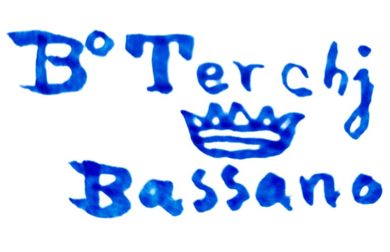 ABC Bassano Italie Ceramiche Moule décoratif mural peint à