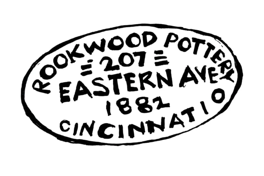 Rookwood Pottery Address Mark 1882 - 1885