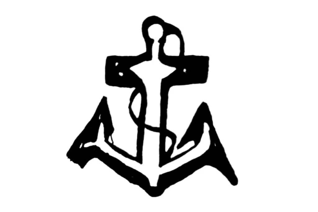 Rookwood Pottery Anchor Symbol 1882 - 1883