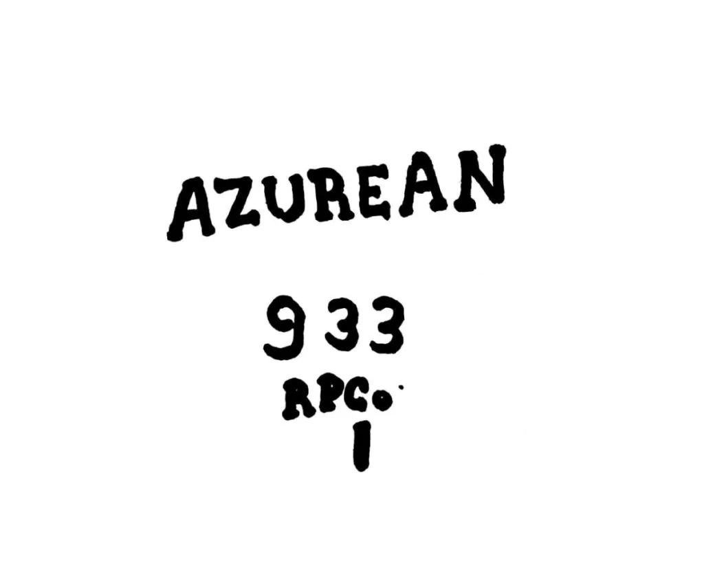 Roseville Azurean Rozane Mark 1903-1904