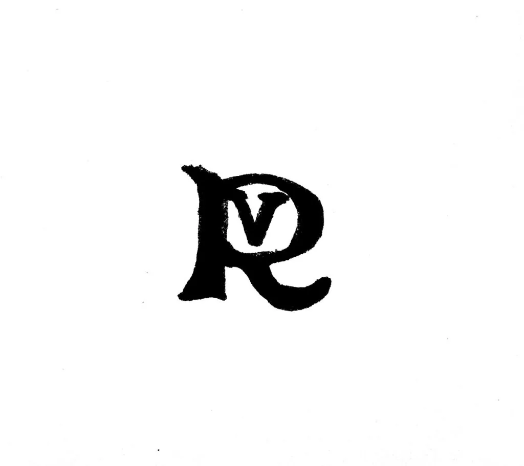 Roseville Blue Ink Rv Stamp 1910-28