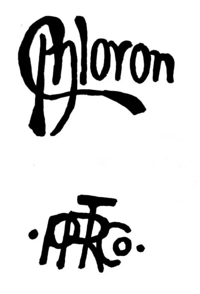 Roseville Chloron Ink Stamp 1905